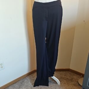 White House Black Market Navy Flare Leg Pants